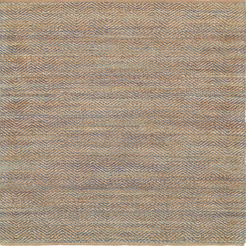 9’ x 12’ Tan and Navy Boho Chic Area Rug