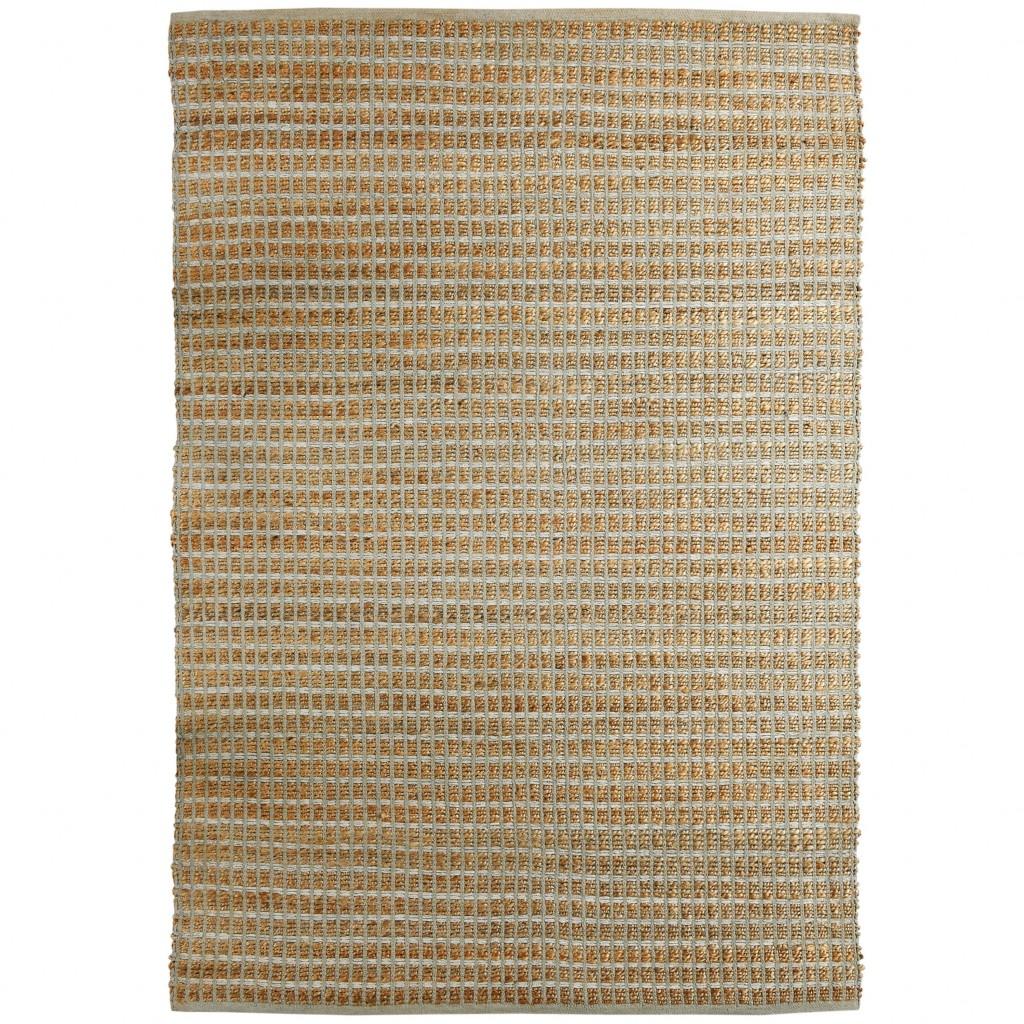 8’ x 10’ Gray Grid Farmhouse Area Rug Default Title