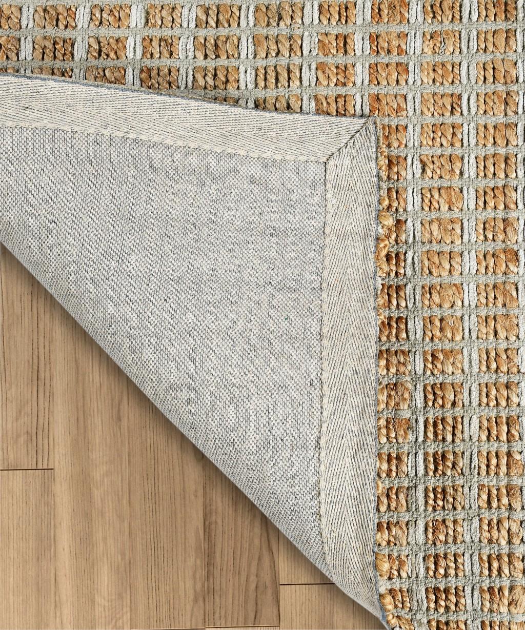 9’ x 12’ Gray Grid Farmhouse Area Rug