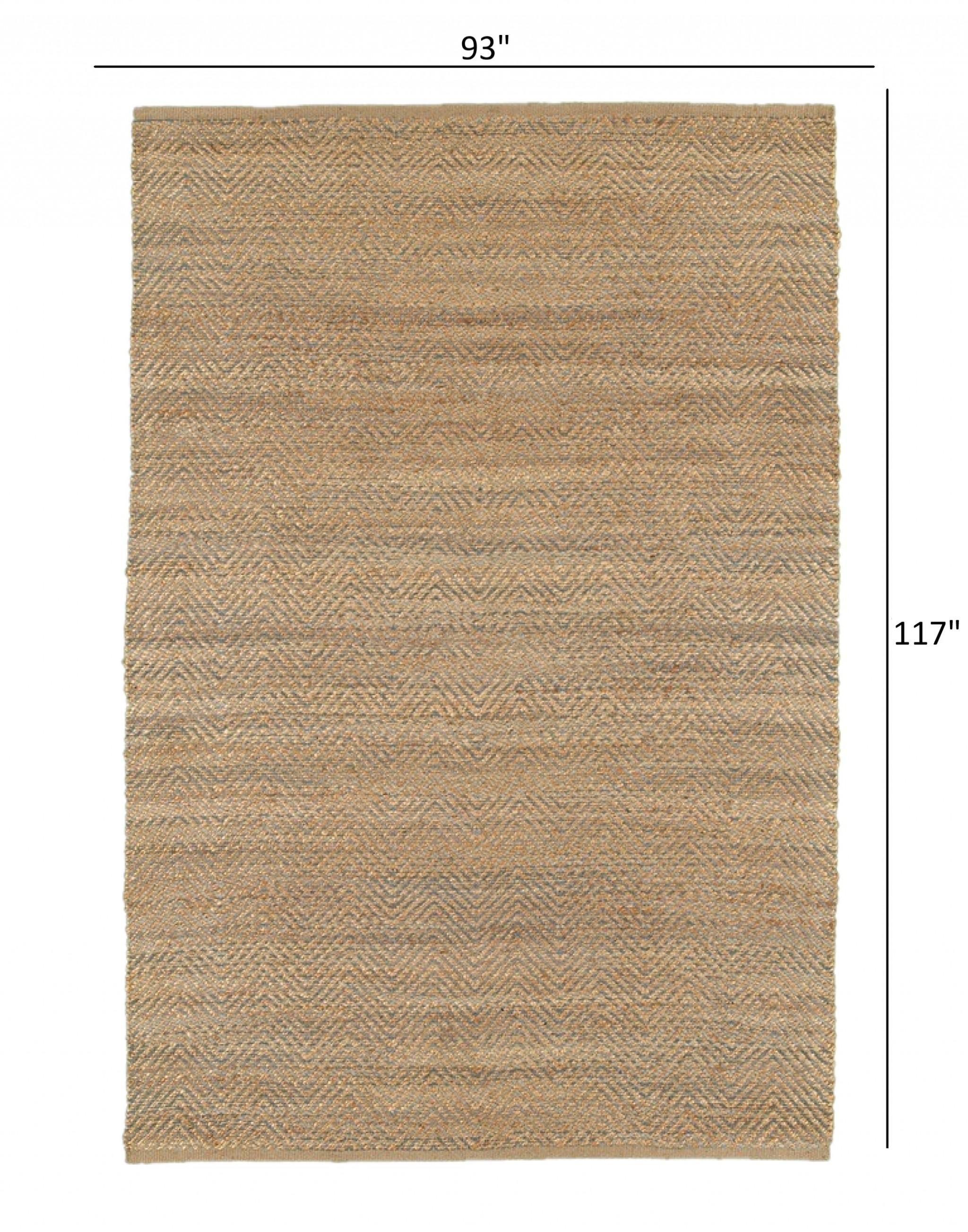 8’ x 10’ Tan and Gray Boho Chic Area Rug