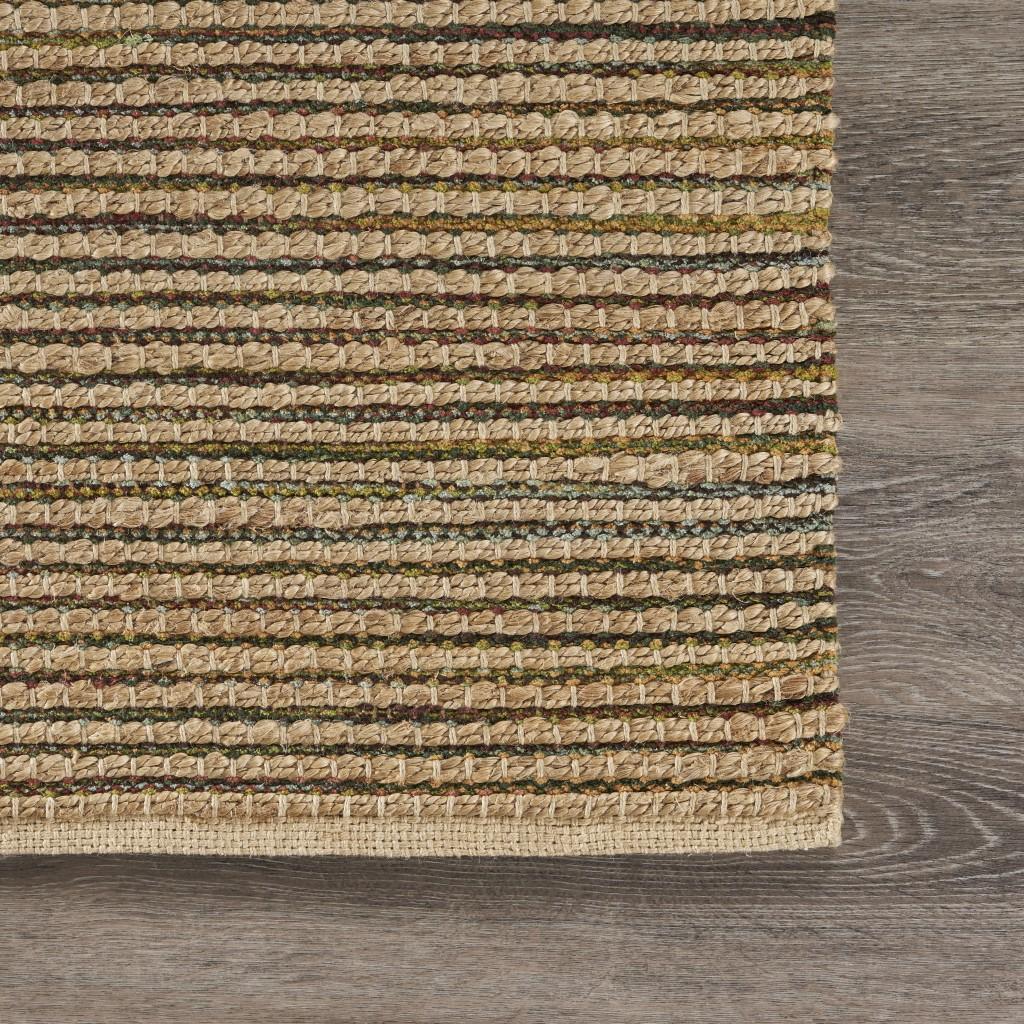 5’ x 8’ Natural Undertone Striated Area Rug