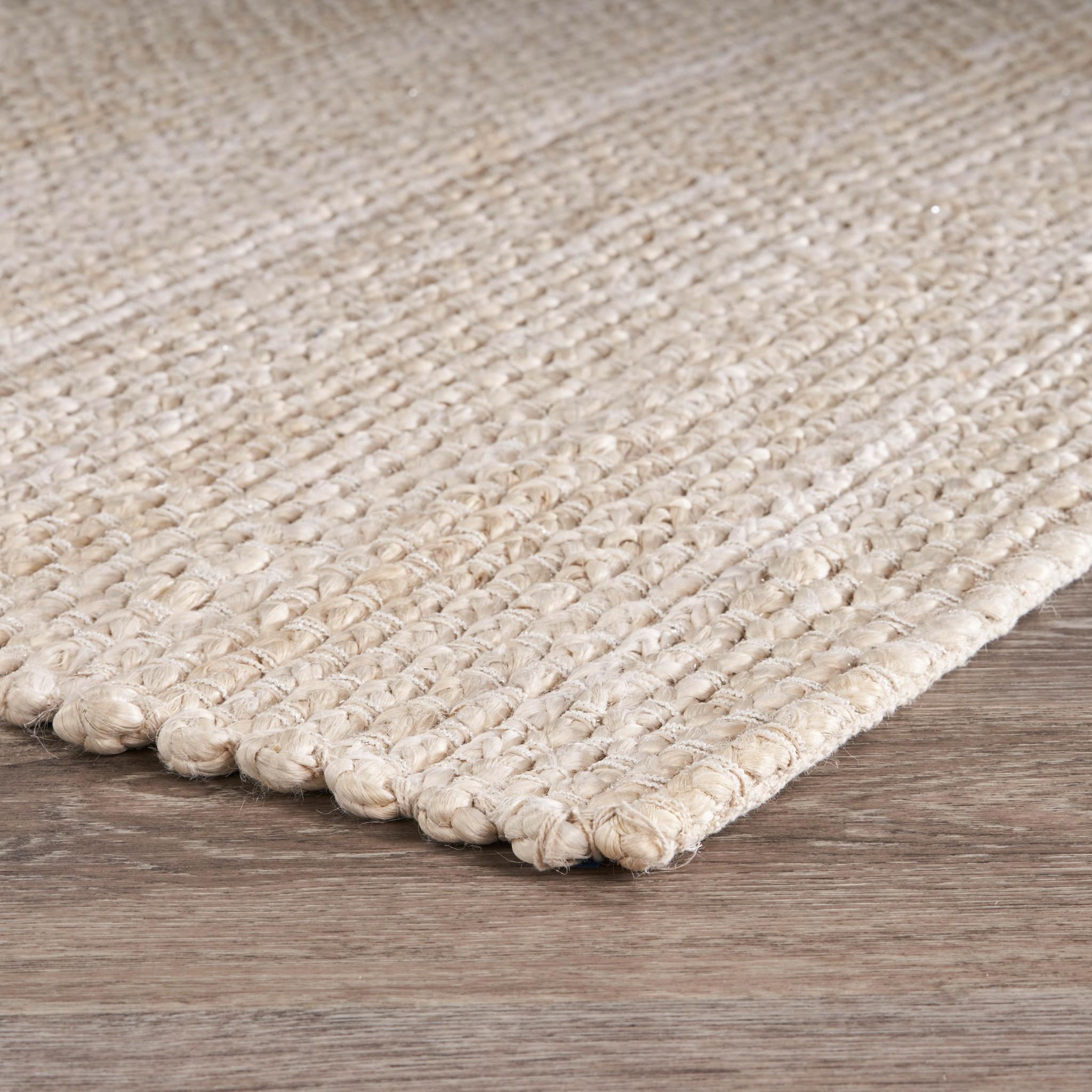 9’ x 12’ Natural Bleached Contemporary Area Rug