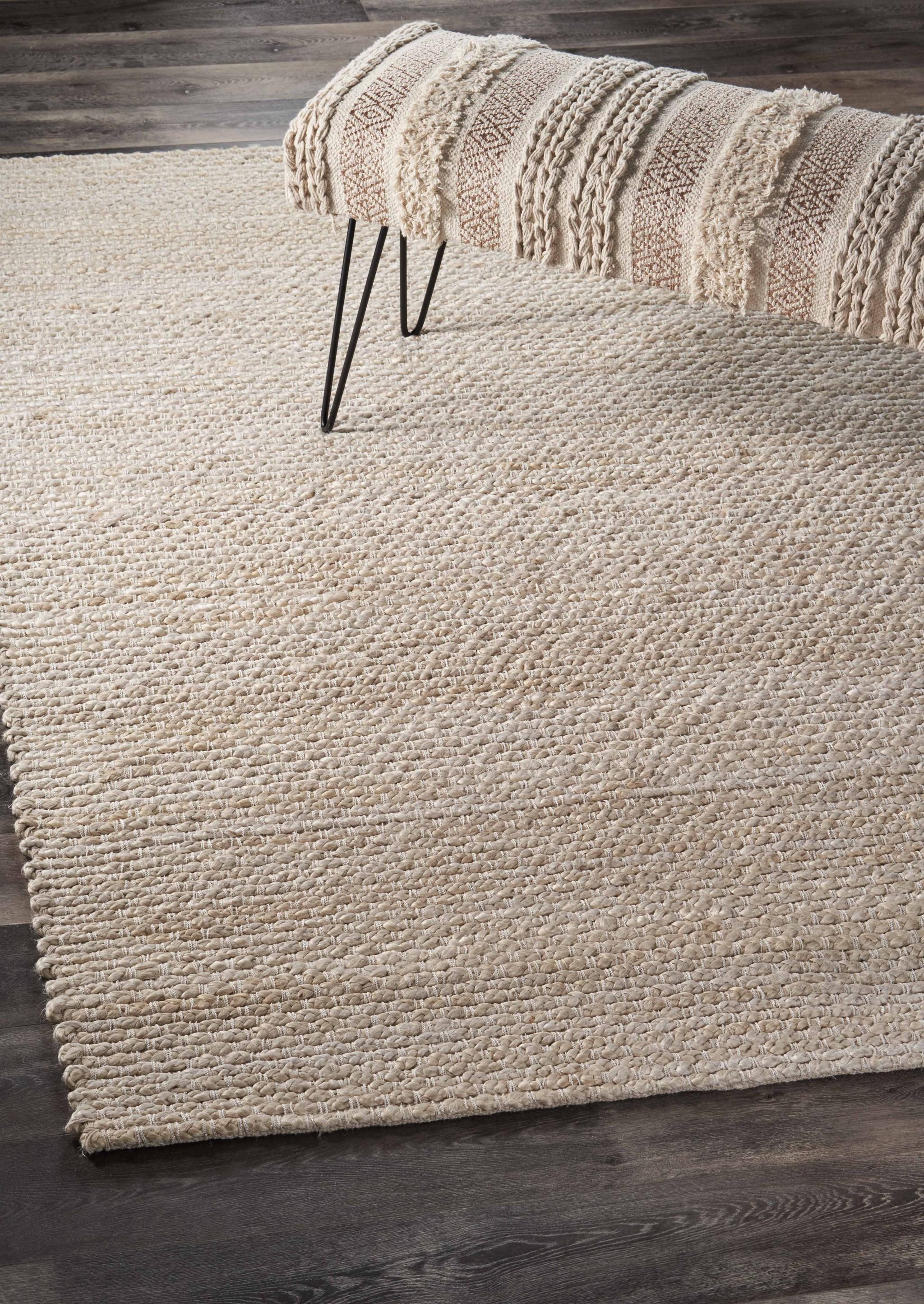 9’ x 12’ Natural Bleached Contemporary Area Rug