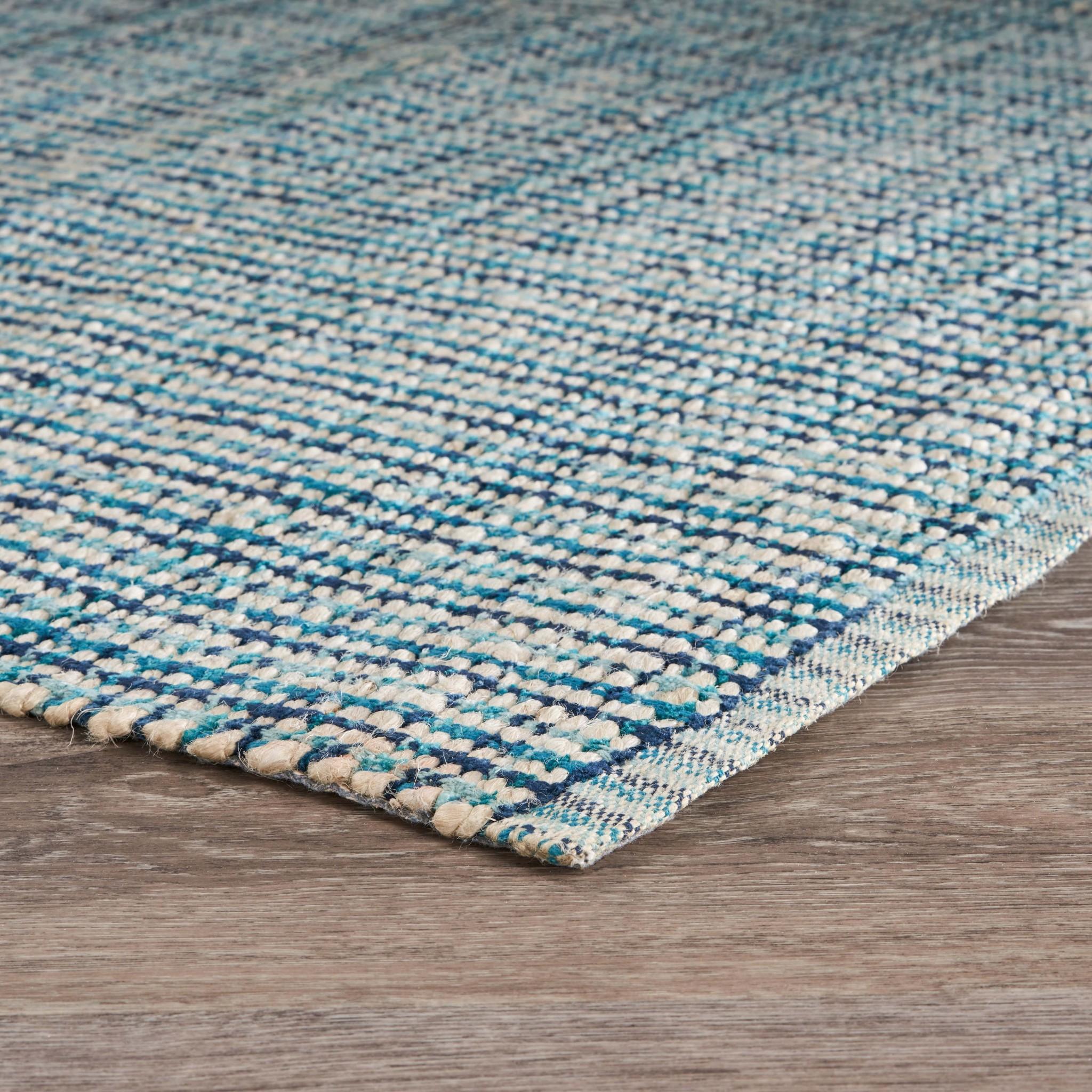 9’ x 12’ Classic Blue Jute Area Rug