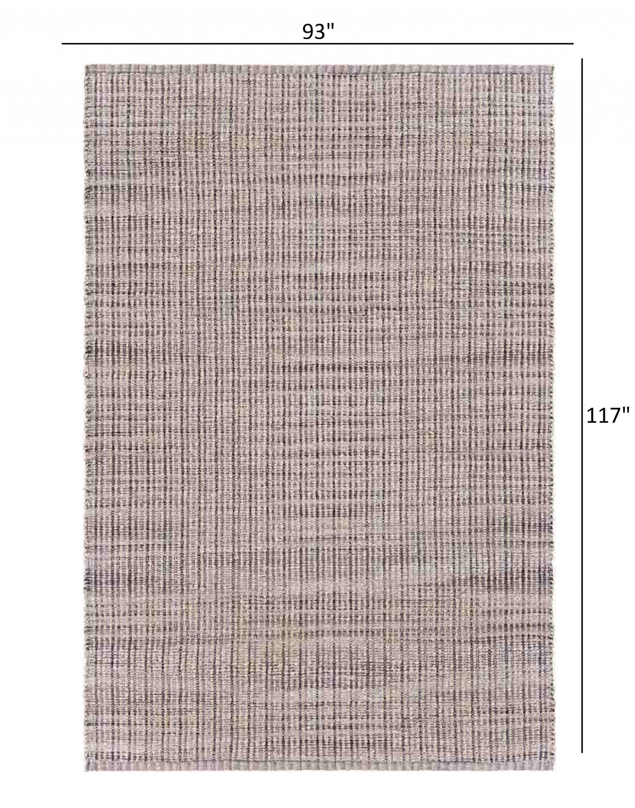 8’ x 10’ Brown and Beige Toned Jute Area Rug Default Title