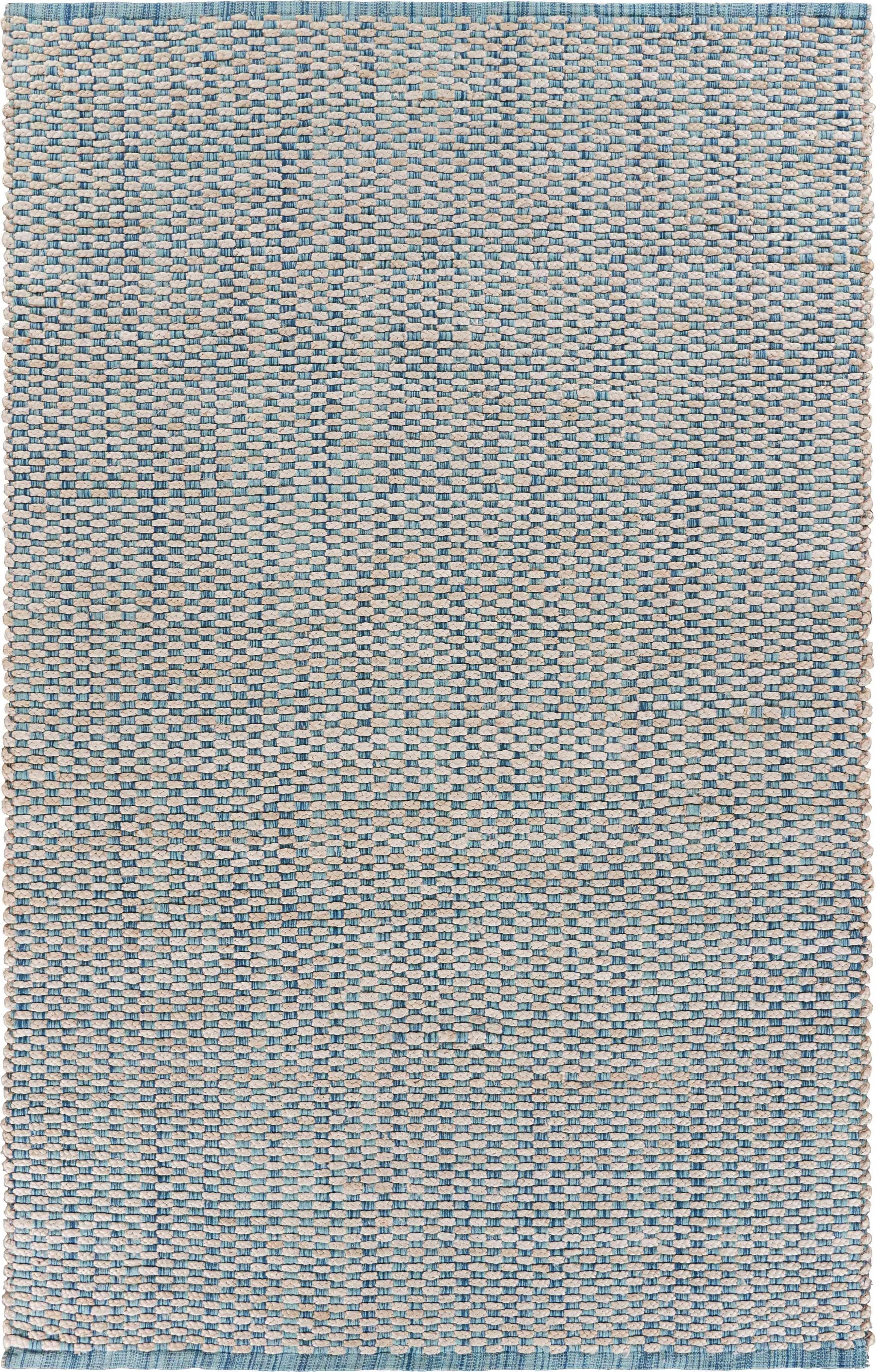 5’ x 8’ Blue and Beige Toned Area Rug Default Title