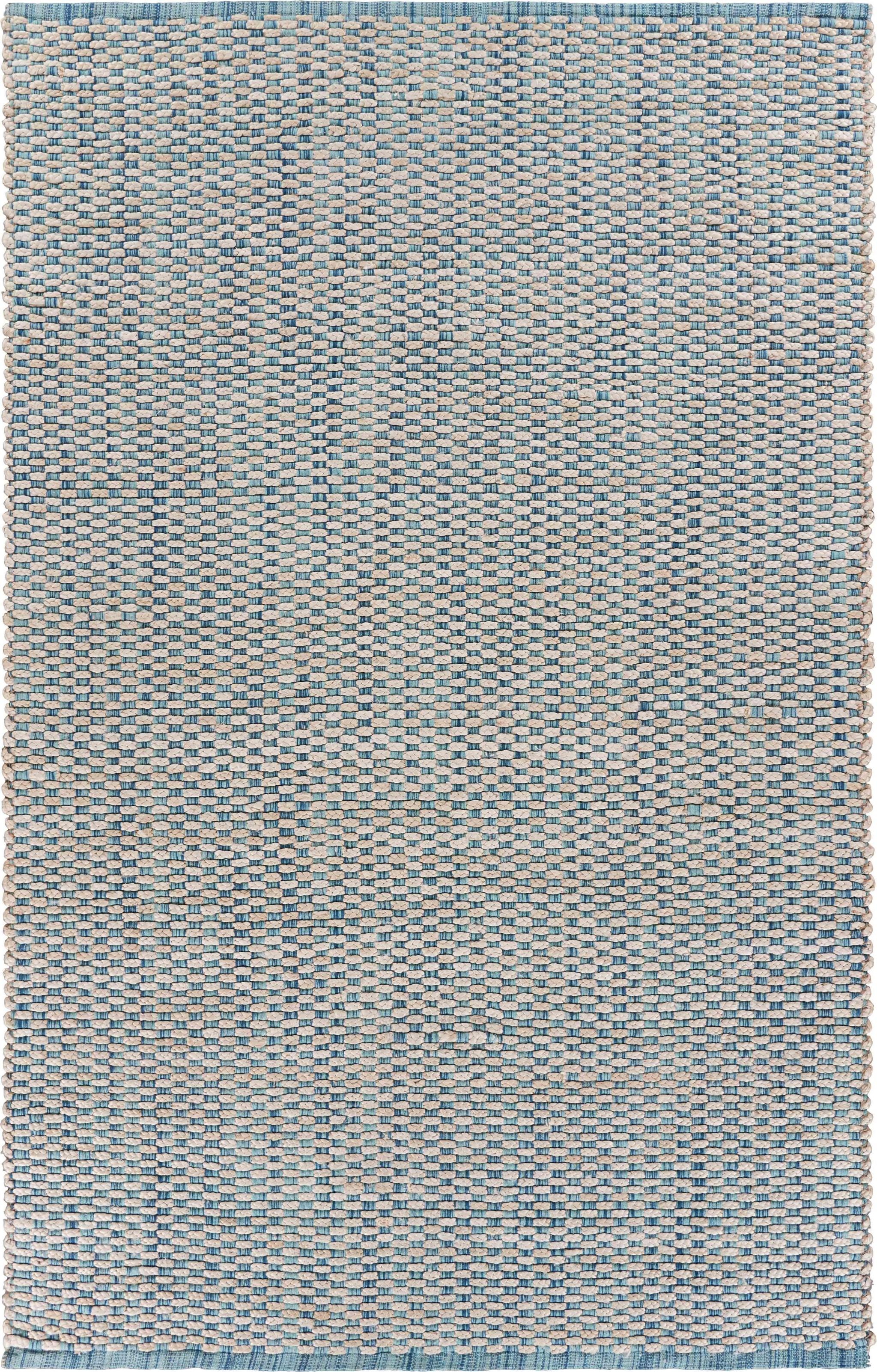 9’ x 12’ Blue and Beige Toned Area Rug