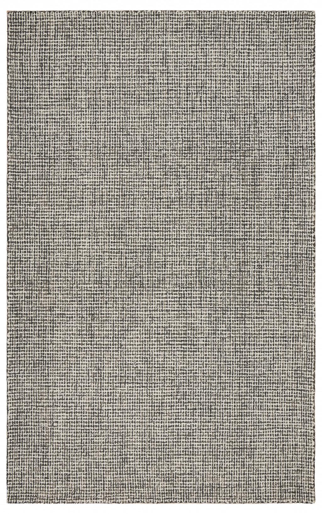 8’ x 10’ Gray Interwoven Maze Area Rug Default Title
