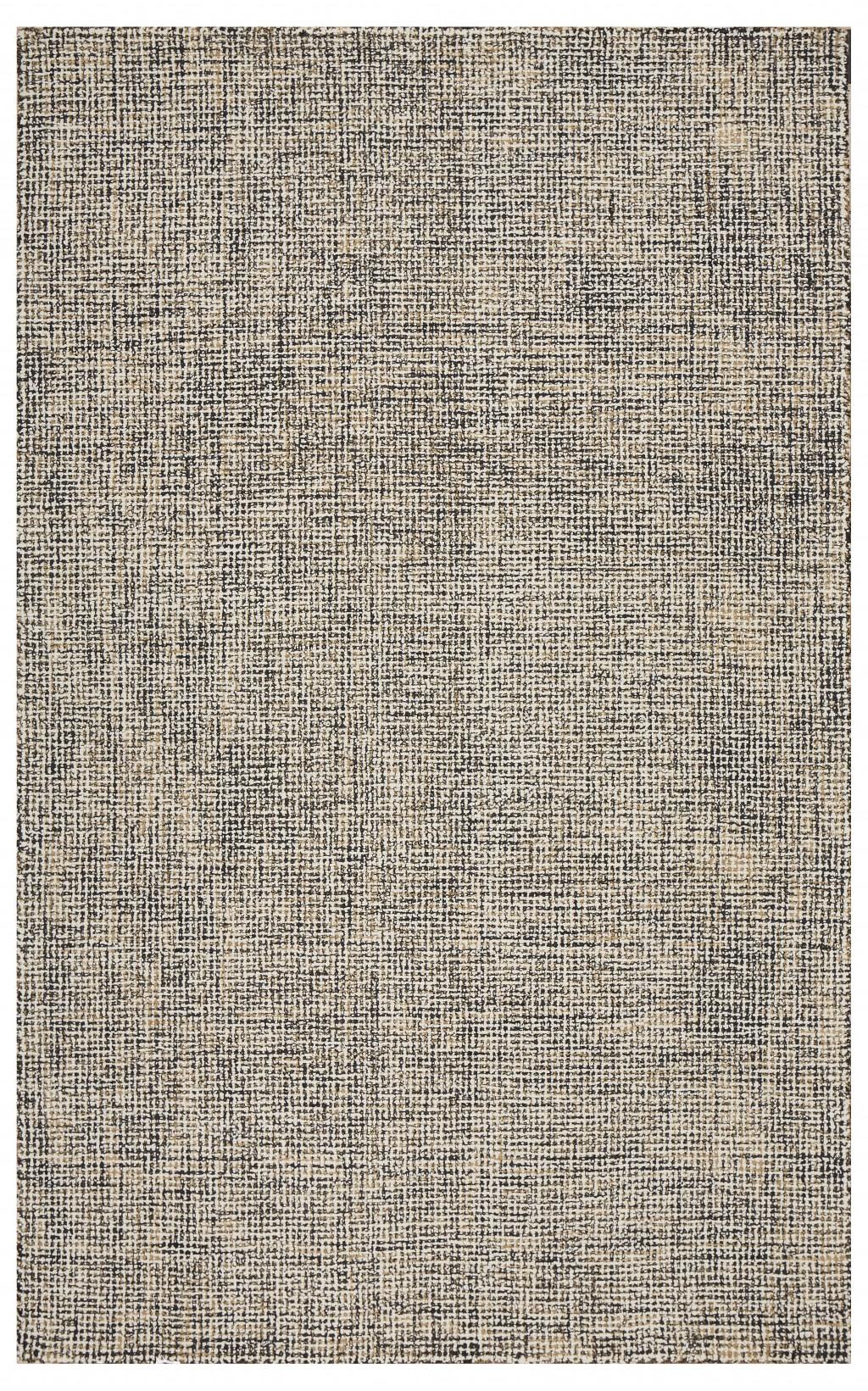 8’ x 10’ Charcoal Interwoven Maze Area Rug Default Title