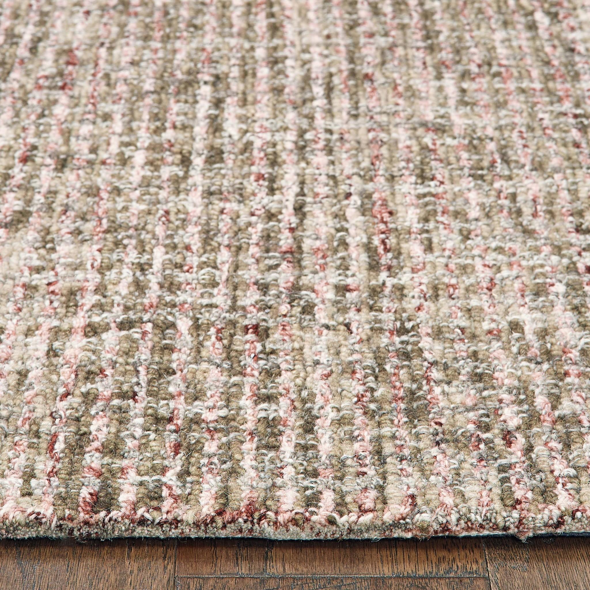 5’ x 8’ Brown Detailed Weave Area Rug