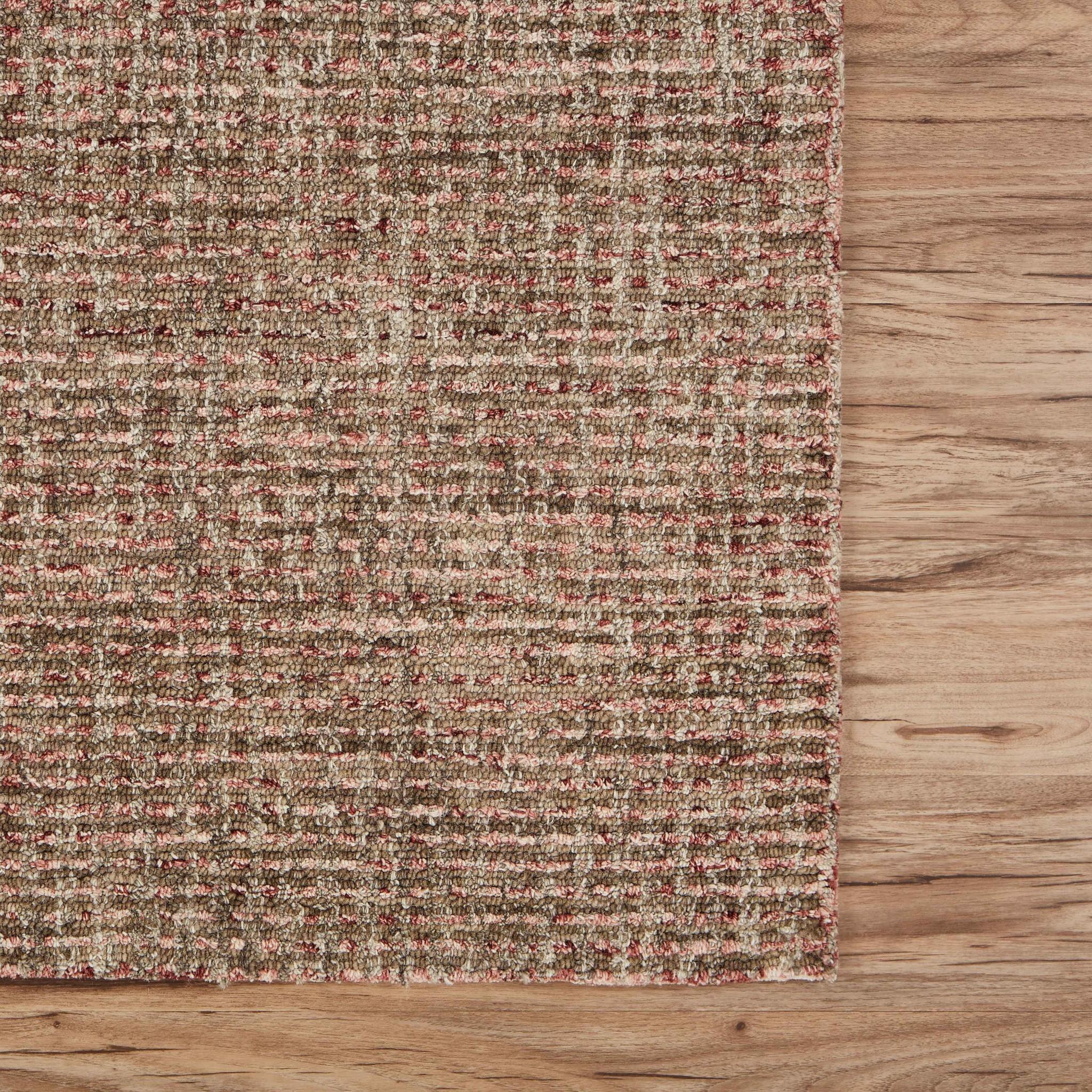 8’ x 10’ Brown Detailed Weave Area Rug
