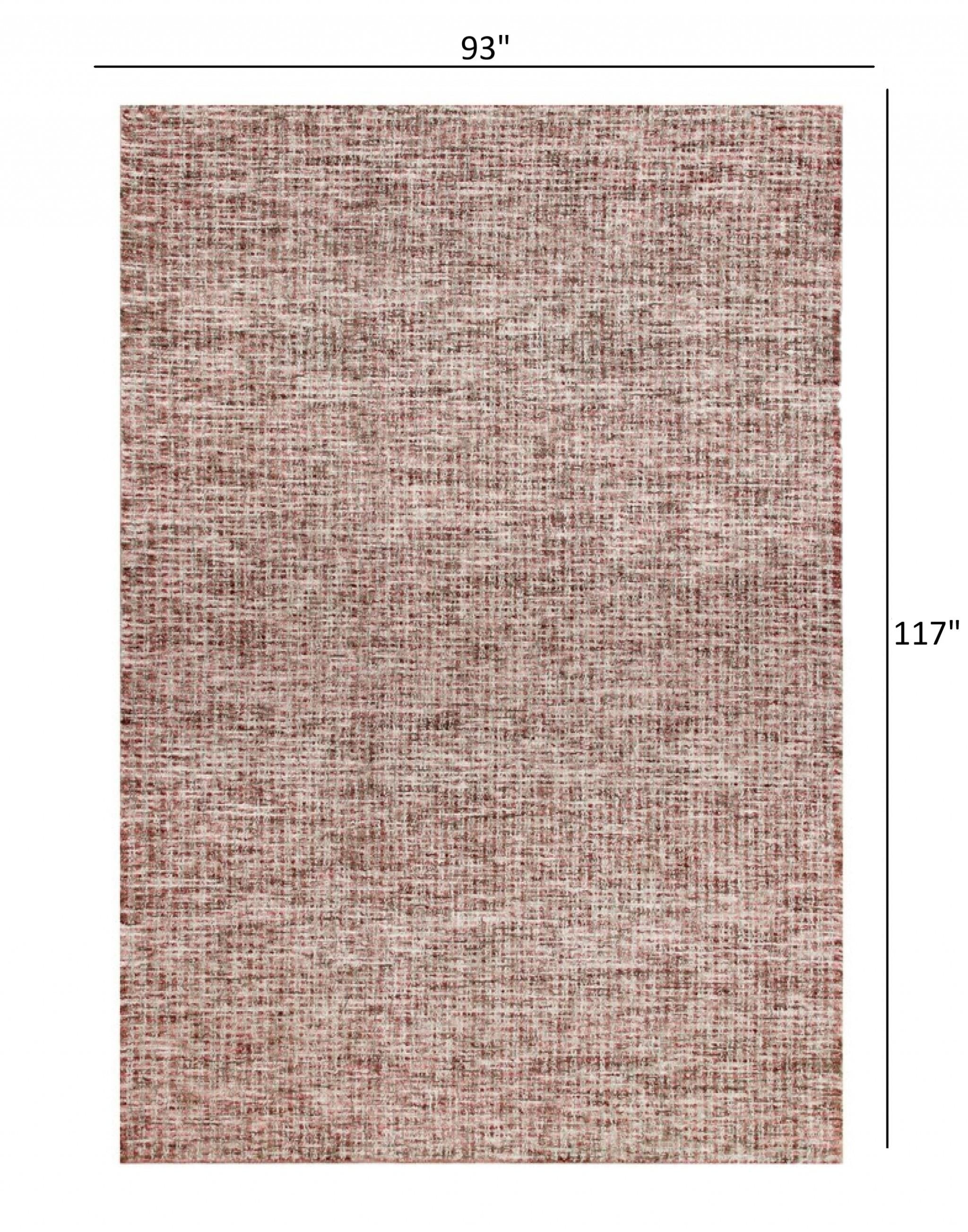 8’ x 10’ Brown Detailed Weave Area Rug
