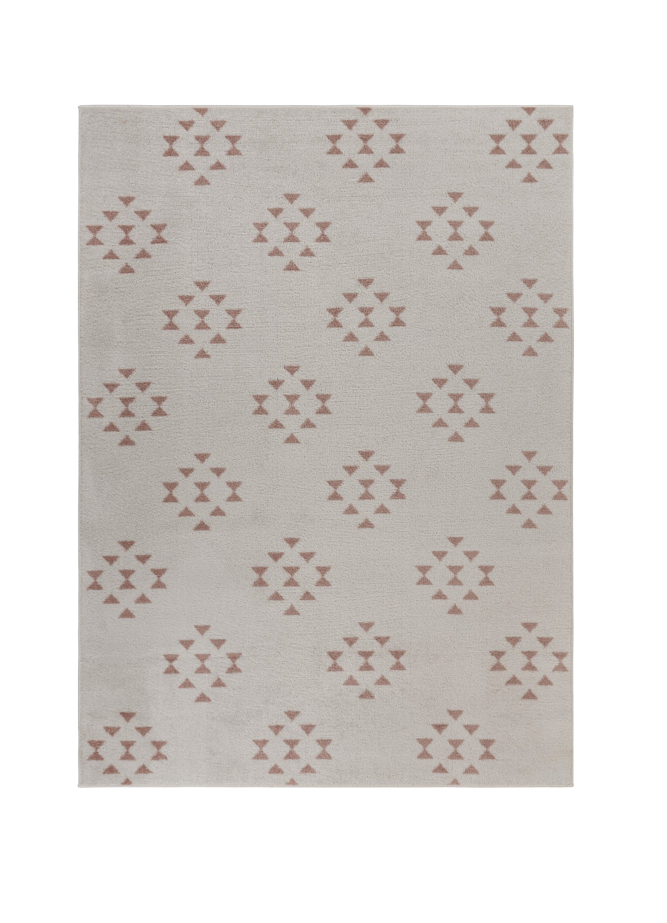 8’ x 9’ Tan and Beige Southwestern Area Rug