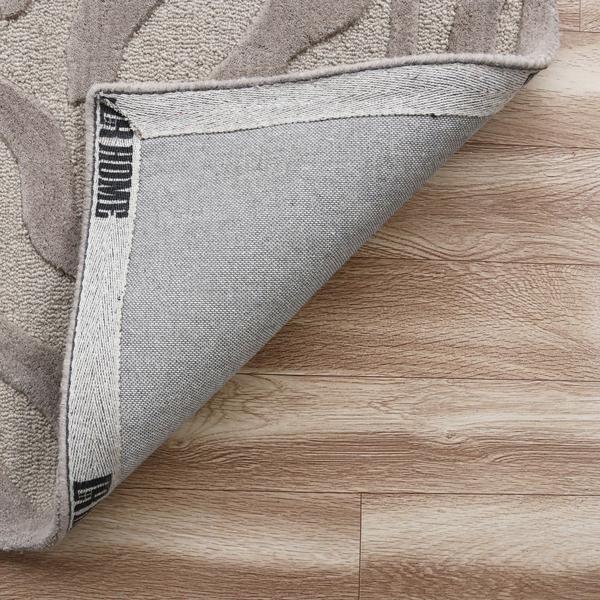 8’ x 10' Taupe Zebra Pattern Area Rug