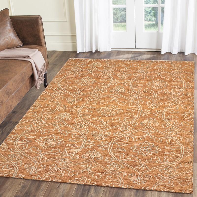 9’ x 12’ Rustic Floral Paradise Area Rug