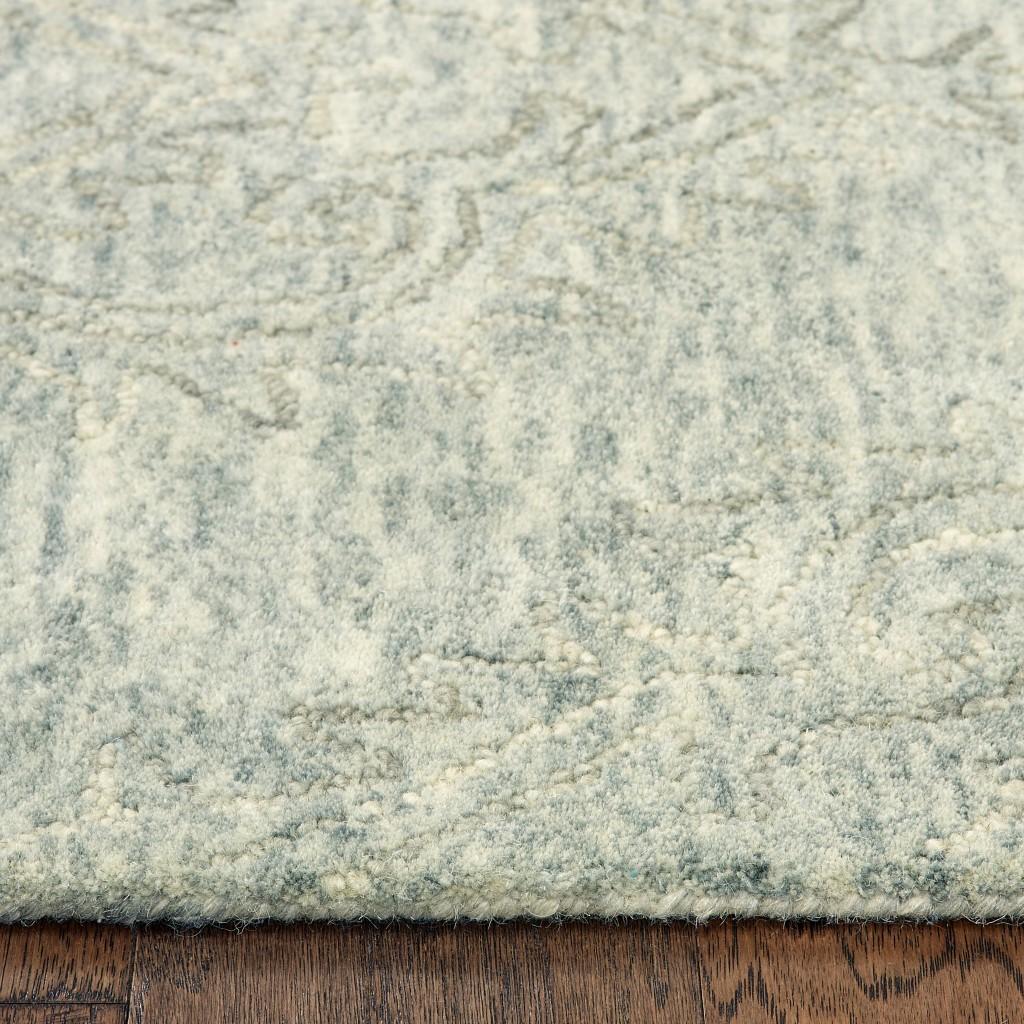 5’ x 8’ Sky Blue Floral Paradise Area Rug