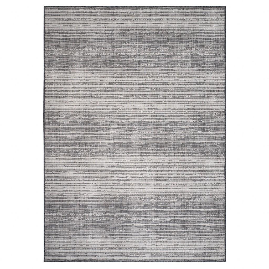 3’ x 5’ Gray Gradient Indoor Outdoor Area Rug