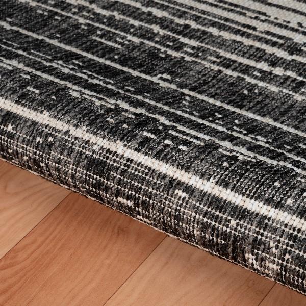 5’ x 7’ Gray Gradient Indoor Outdoor Area Rug