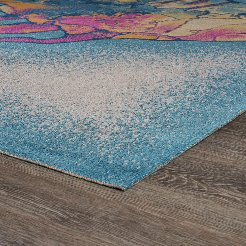 8’ x 10’ Blue Coral Fish Indoor Outdoor Area Rug