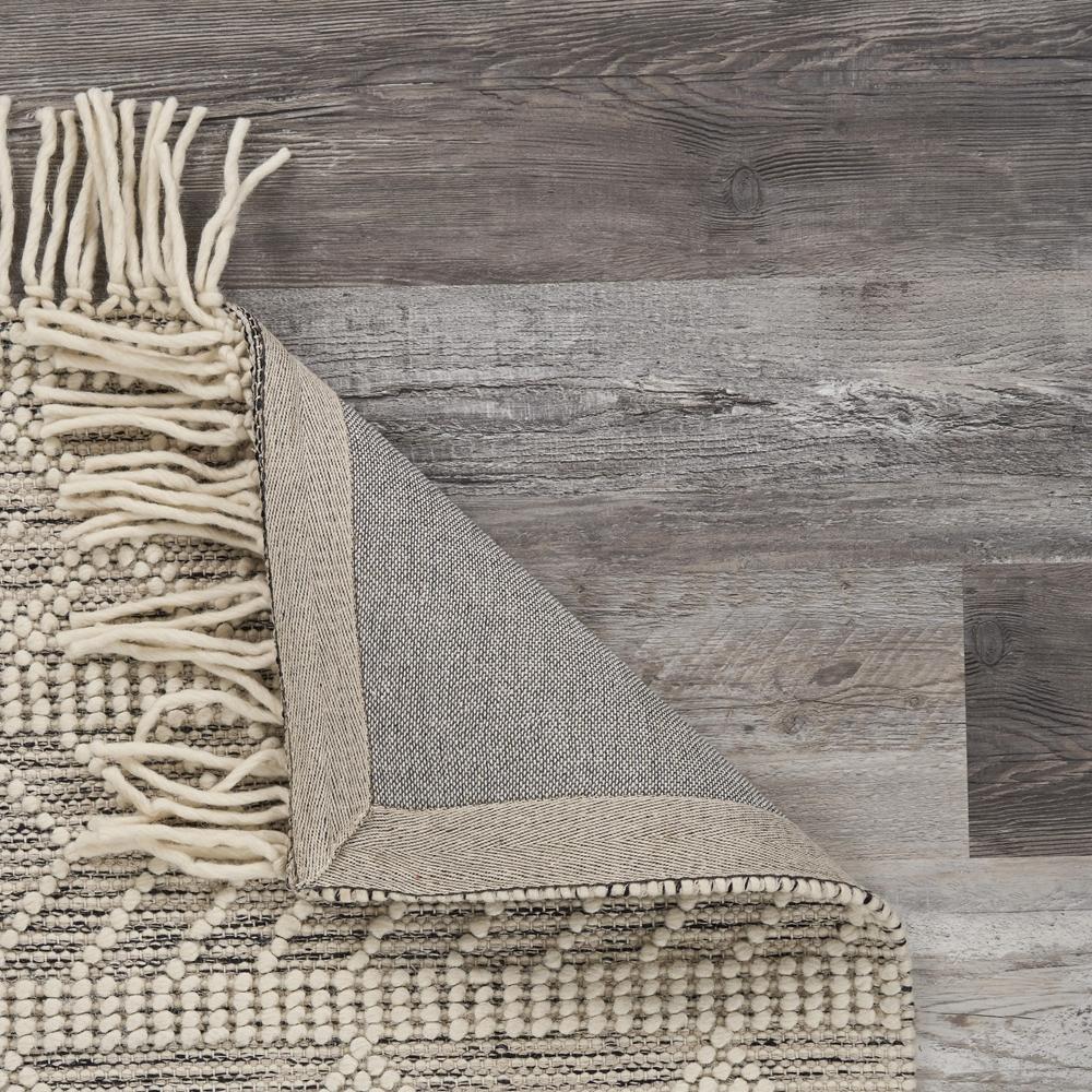 7’ x 9’ Ivory Bohemian Diamonds Area Rug