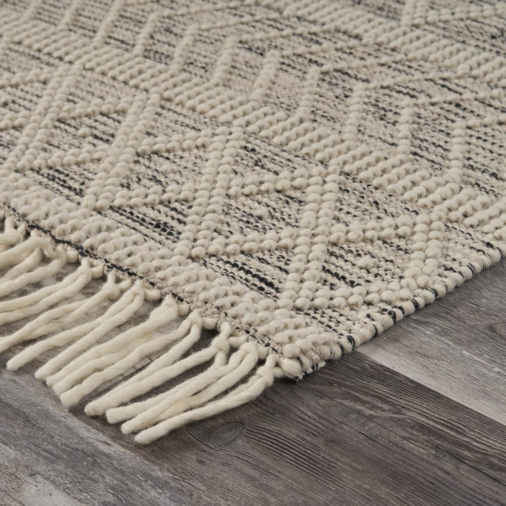 5’ x 7’ Ivory Bohemian Diamonds Area Rug Default Title