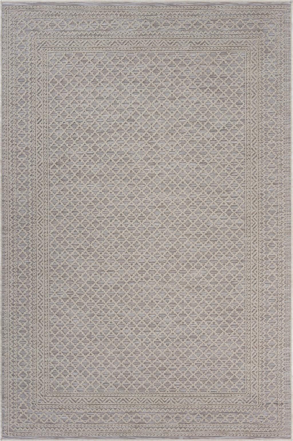 5’ x 7’ Gray Classic Indoor Outdoor Area Rug