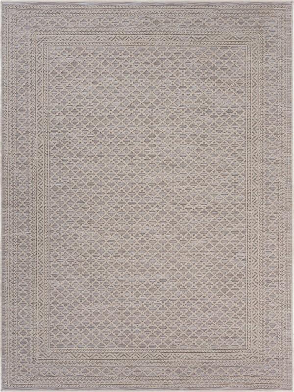 8’ x 10’ Gray Classic Indoor Outdoor Area Rug