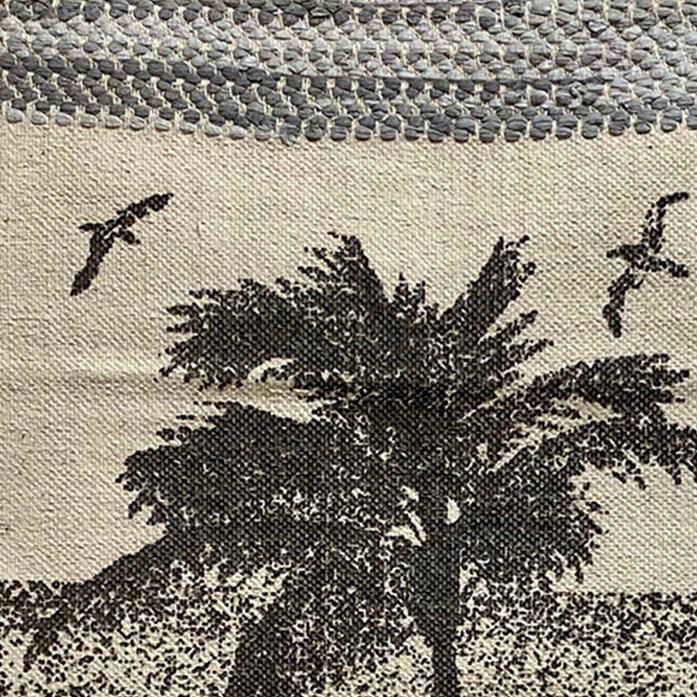 3’ x 4’ Gray and Ivory Scenic Area Rug