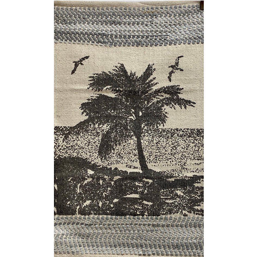 3’ x 5’ Gray and Ivory Scenic Area Rug Default Title