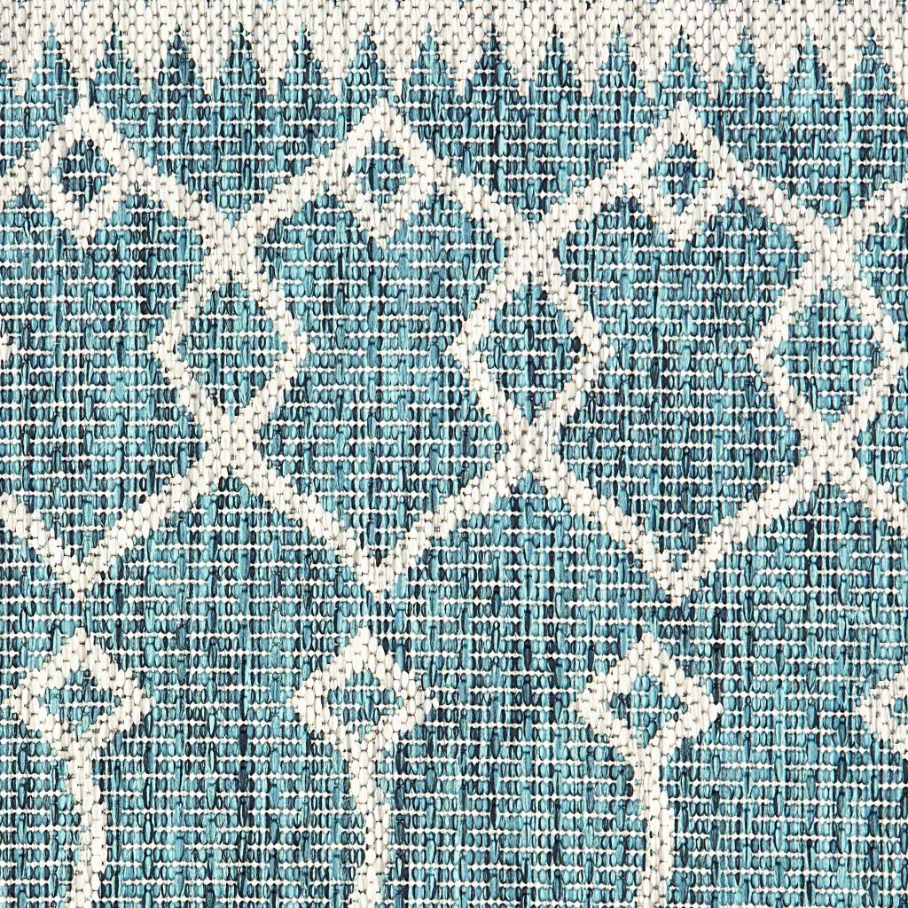 3’ x 5’ Blue Array Indoor Outdoor Area Rug