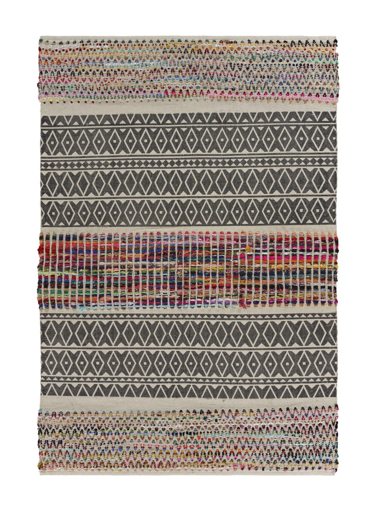 3’ x 5’ Colorful Traditional Chindi Area Rug Default Title