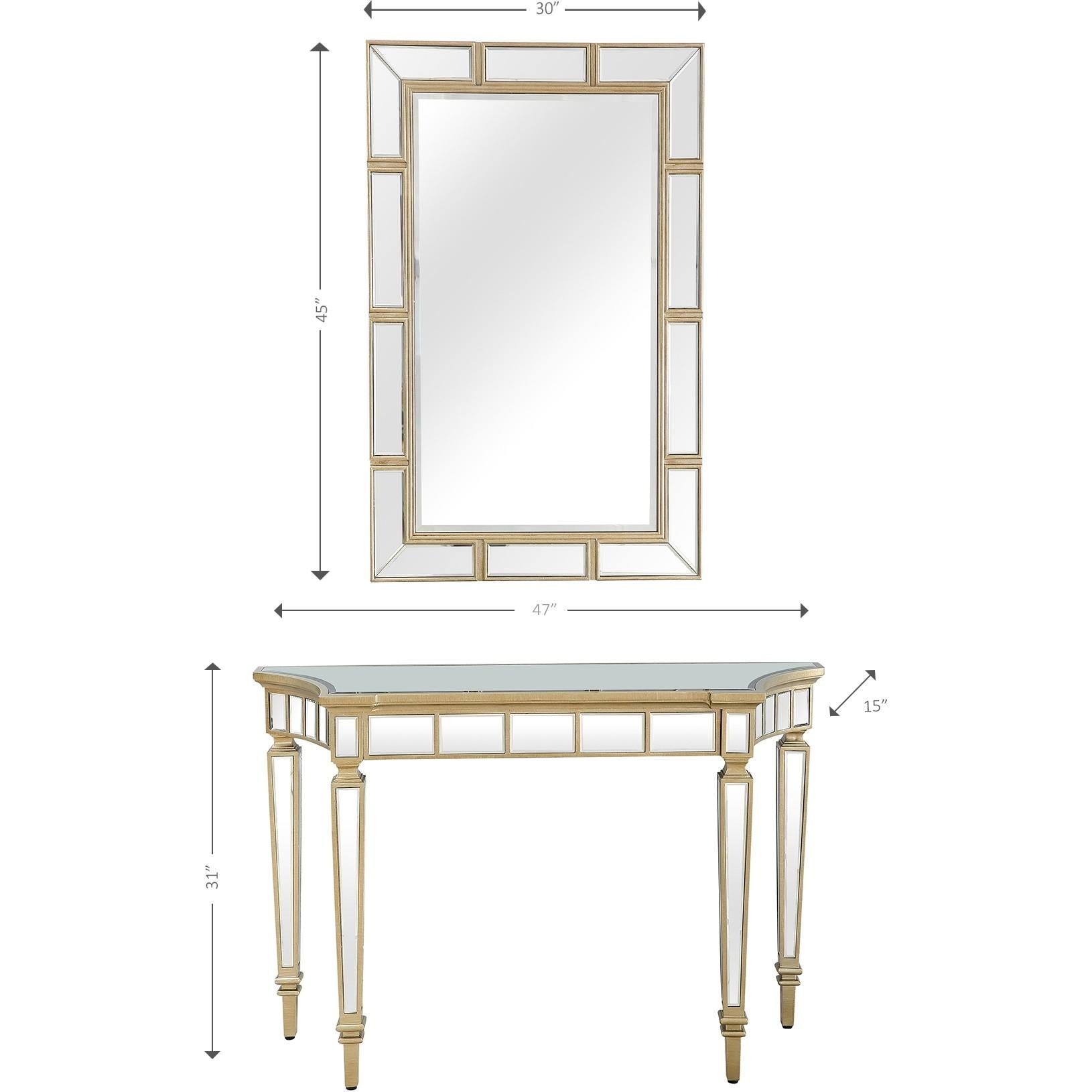 Svelte Mirror and Console Table