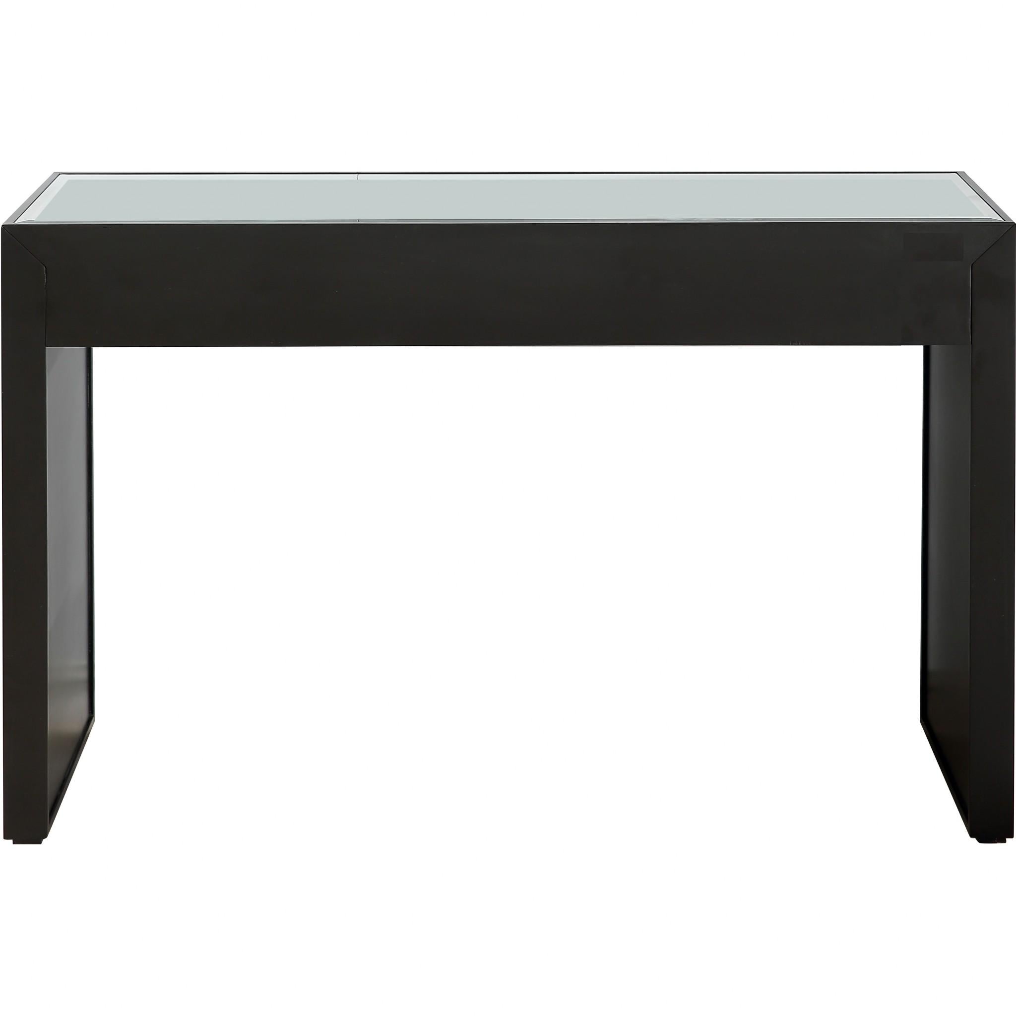 Bold and Black Console Table