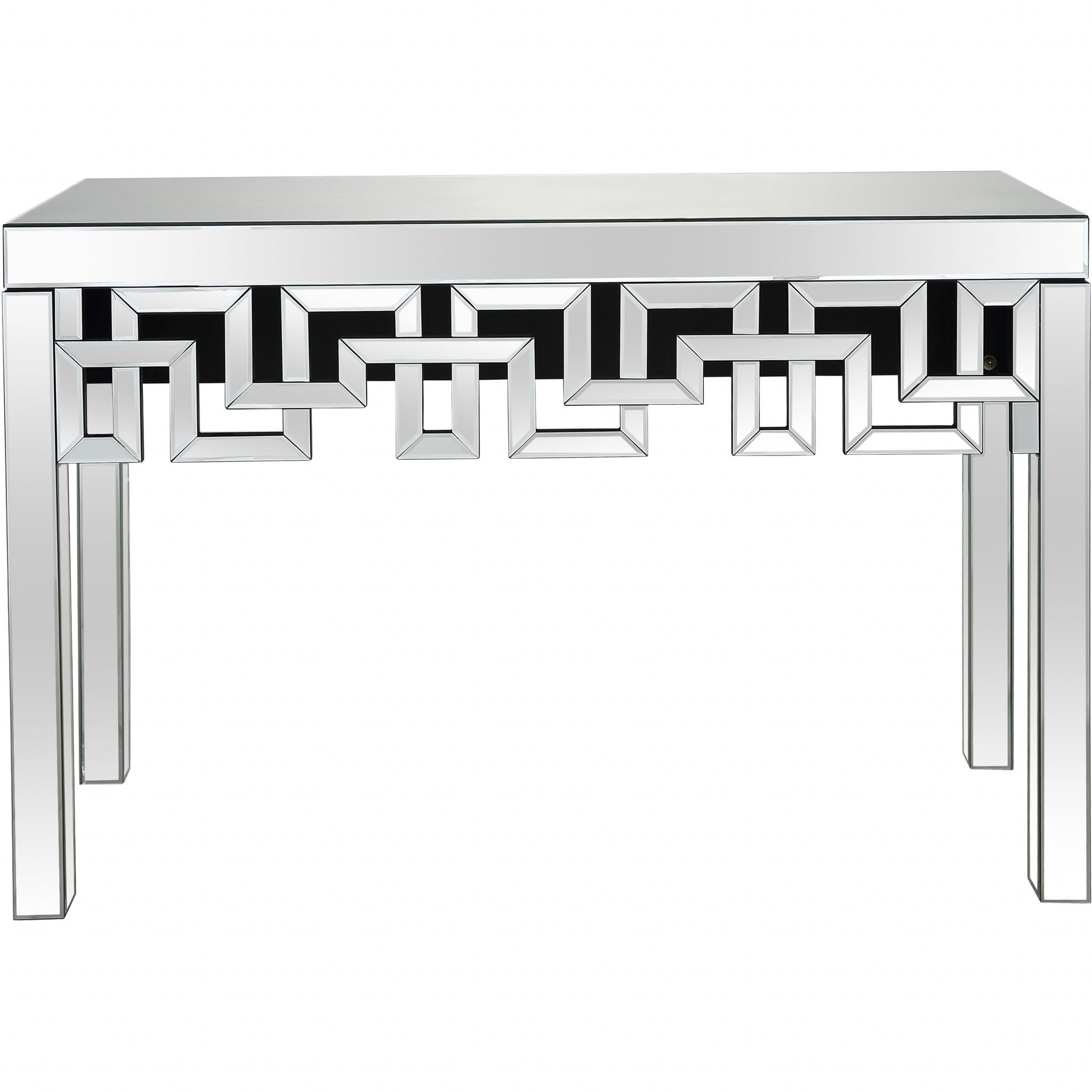 Greek Key Console Table