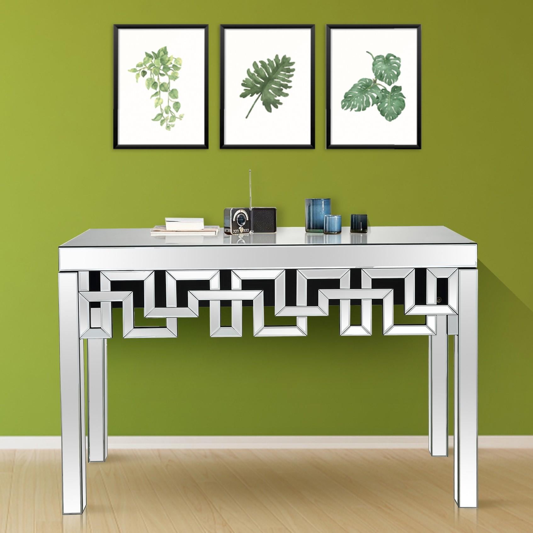 Greek Key Console Table