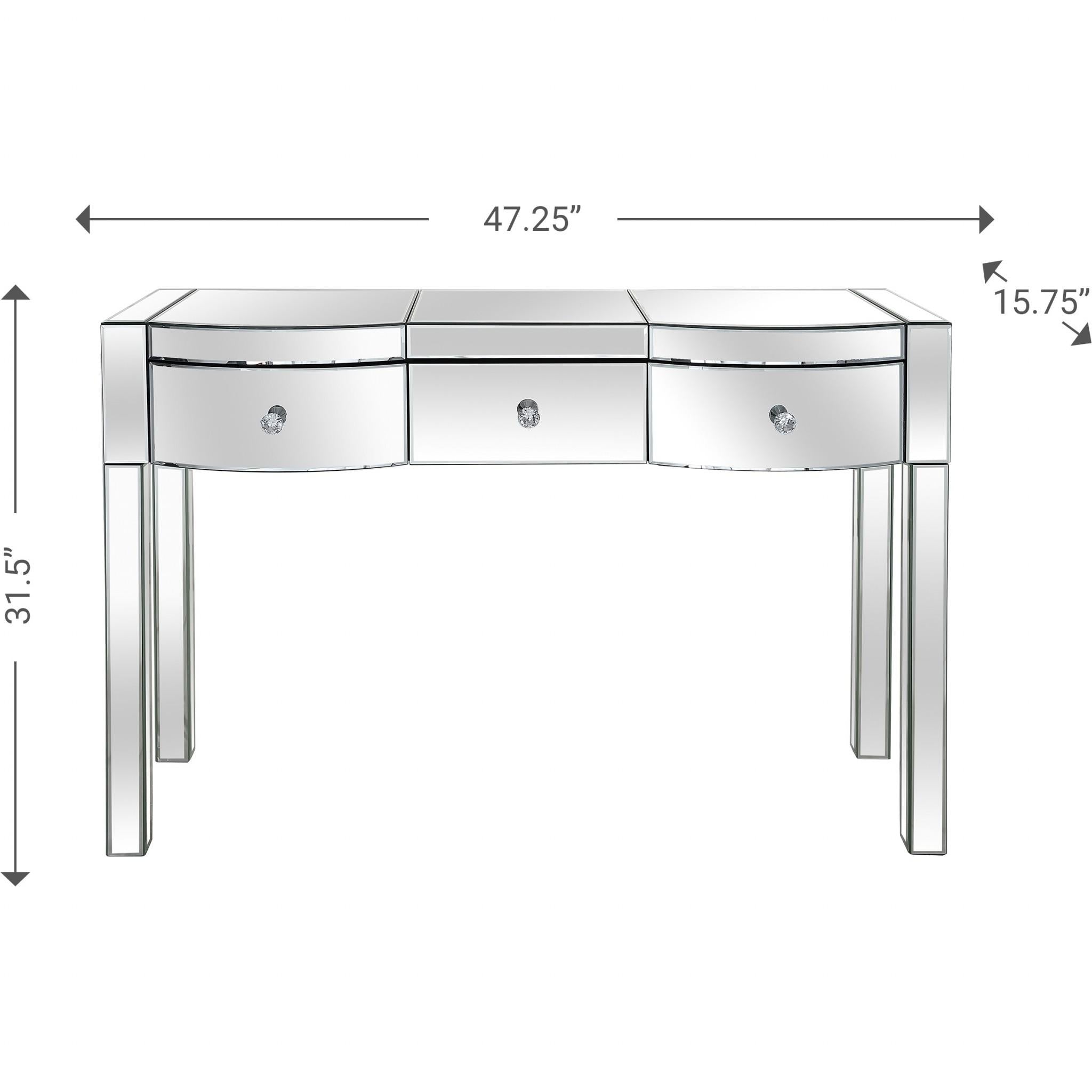 Hollywood Style Console Table