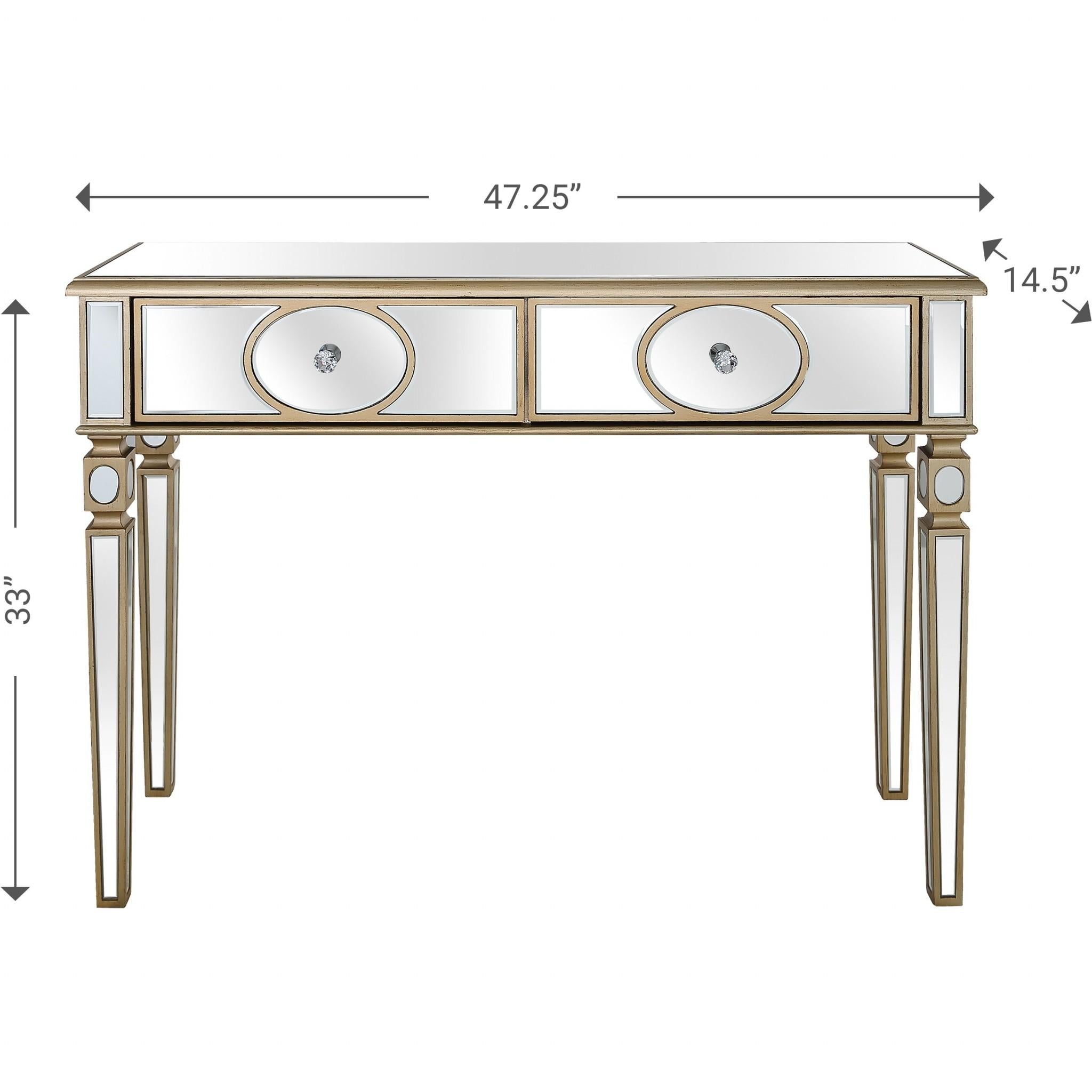 Refined Curvy Consoled Table