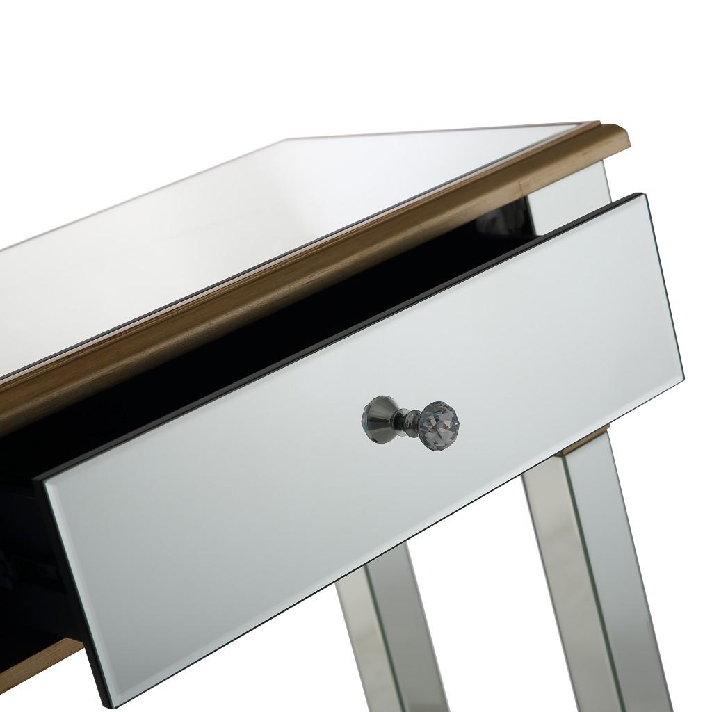 Gold Accent Console Table