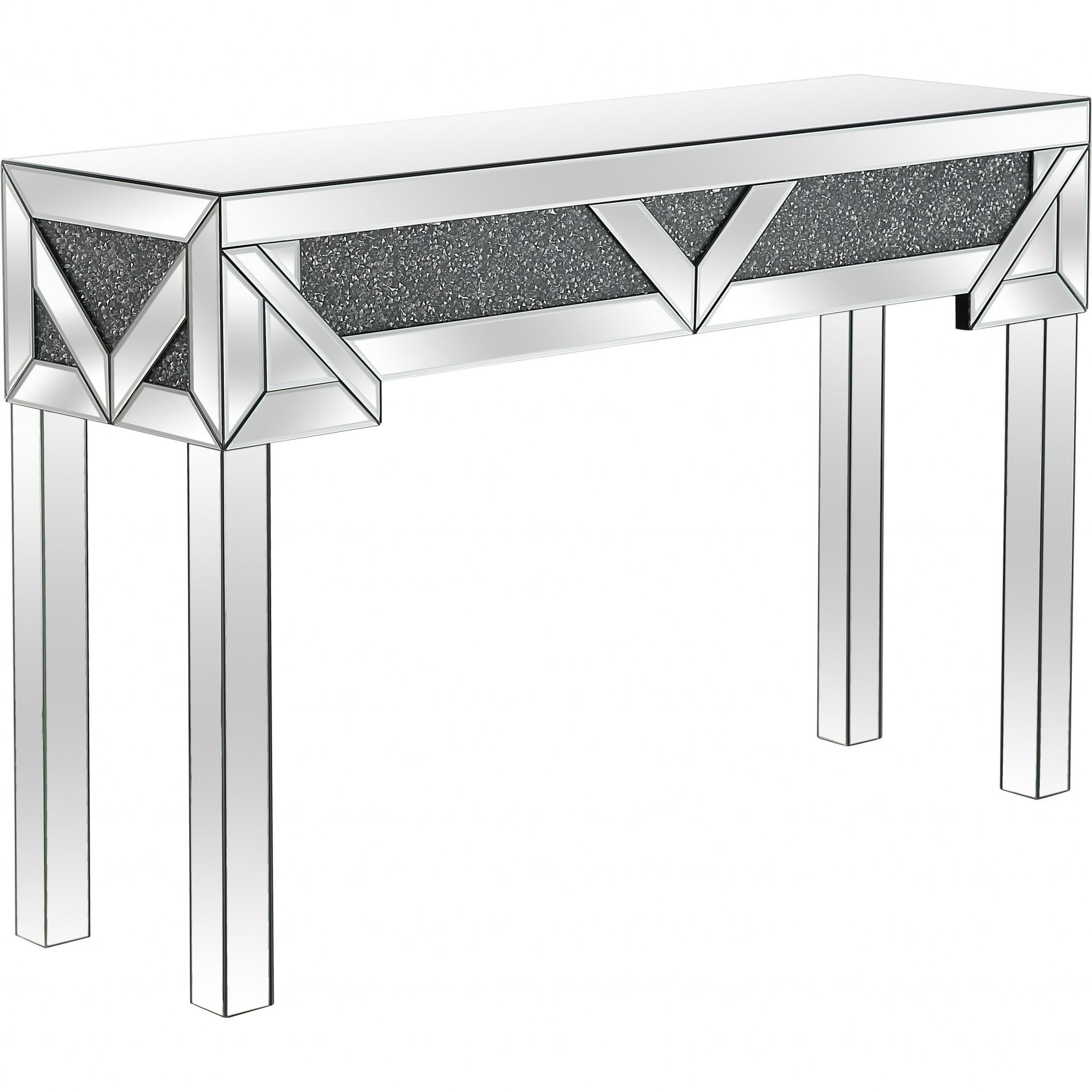 Sleek V Shaped Console Table