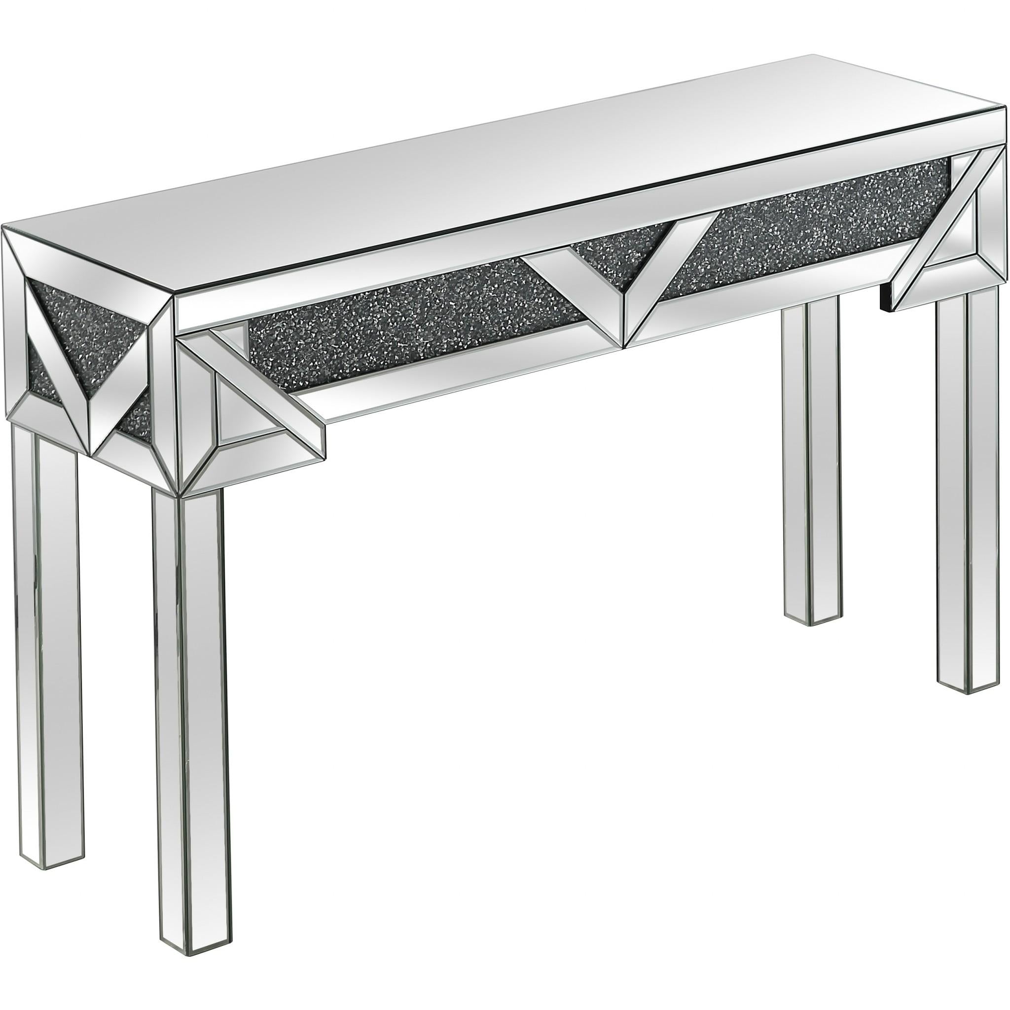 Sleek V Shaped Console Table