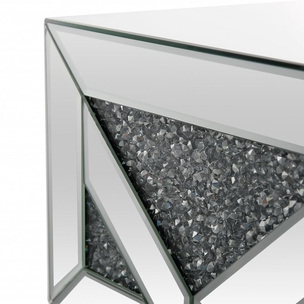 Sleek V Shaped Console Table