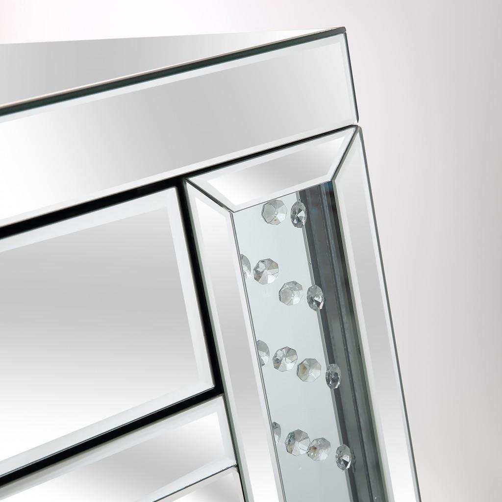 Encrusted Crystal Console Table