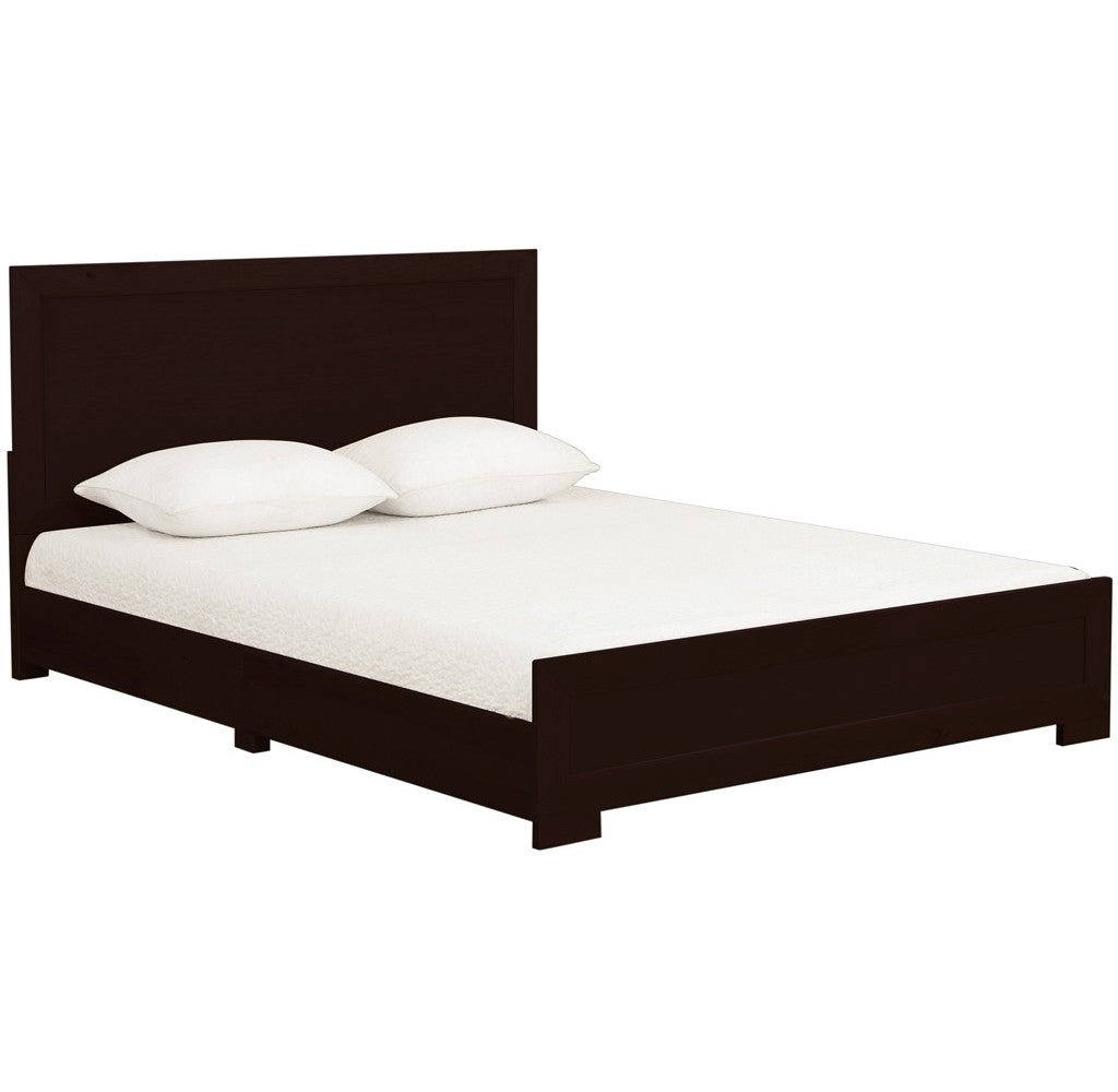 Espresso Wood Full Platform Bed Default Title