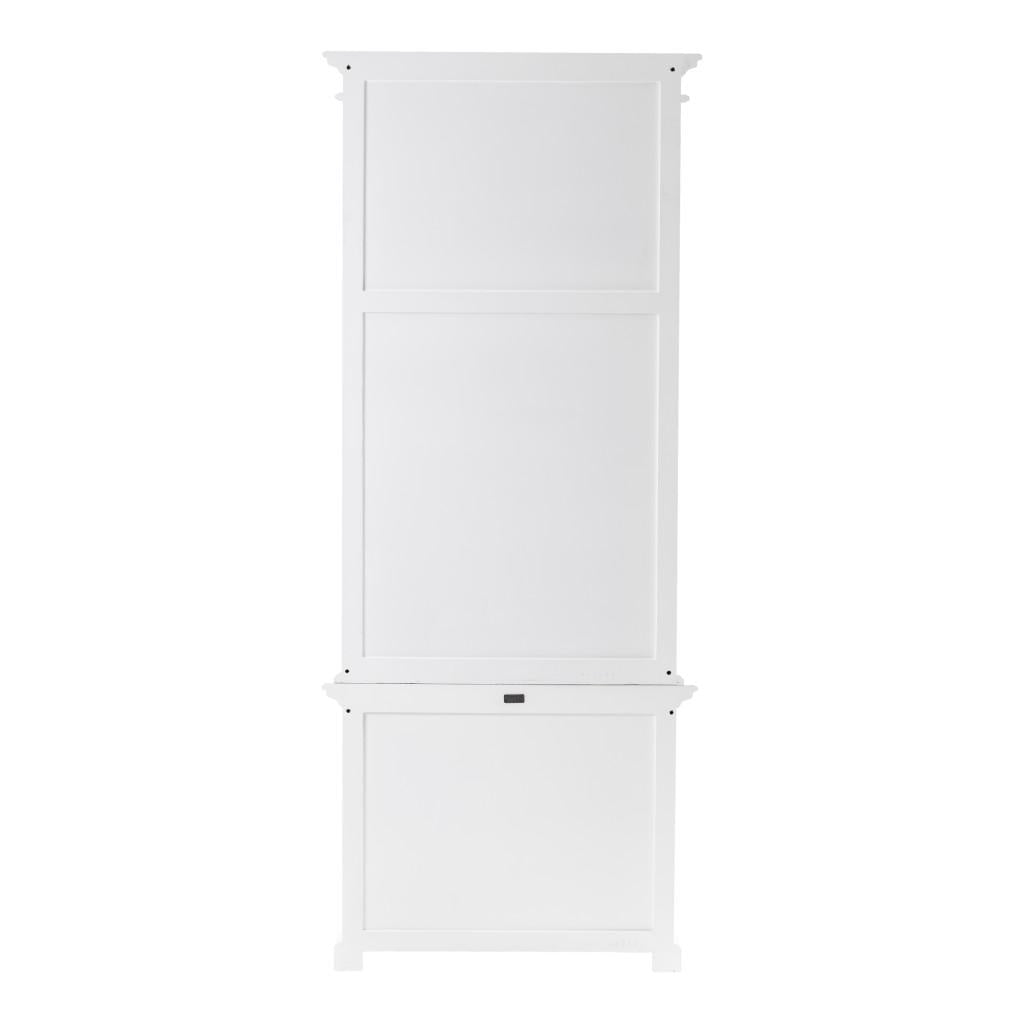 Classic White Single Bay Hutch Unit