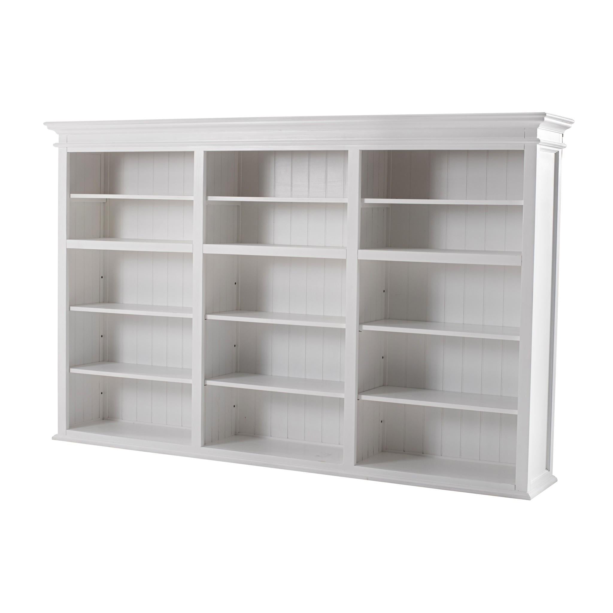 Classic White Triple-Bay Hutch Unit