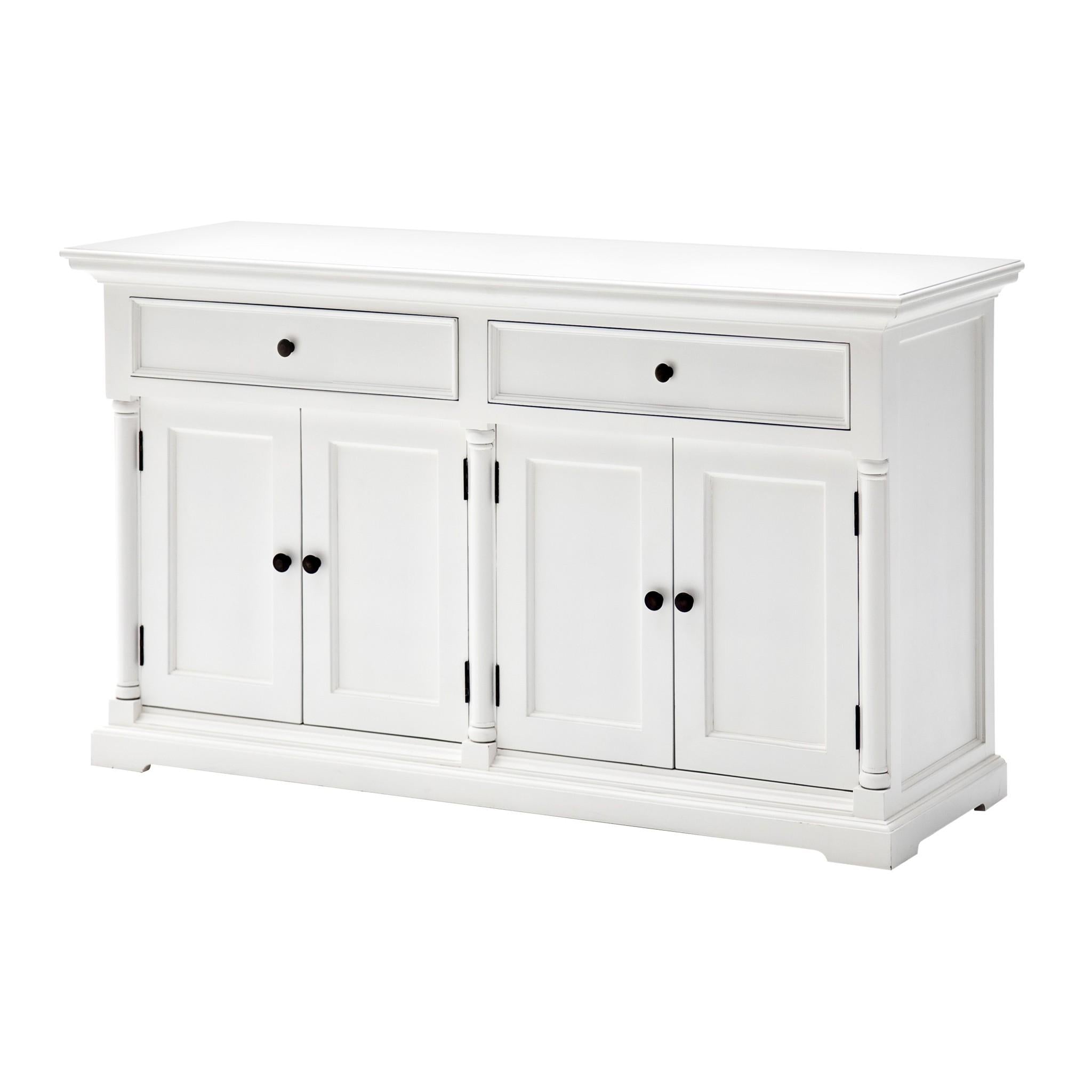 Classic White Hutch Cabinet