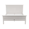 Classic White Panel Queen Size Bed