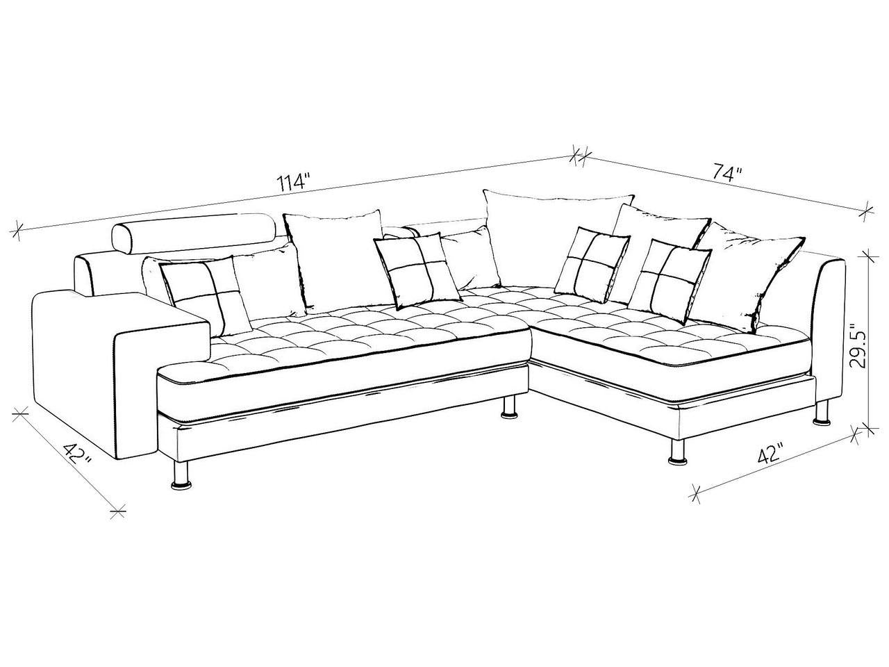 Hercules Dark Brown Microfiber Two Piece Right Arm Sectional Sofa