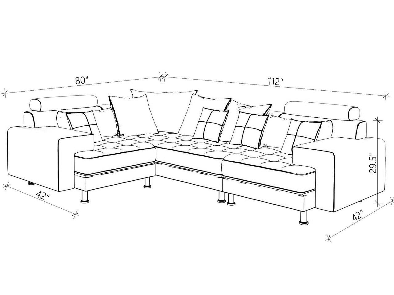 Hercules Brown Microfiber Three Piece Right Sectional Sofa