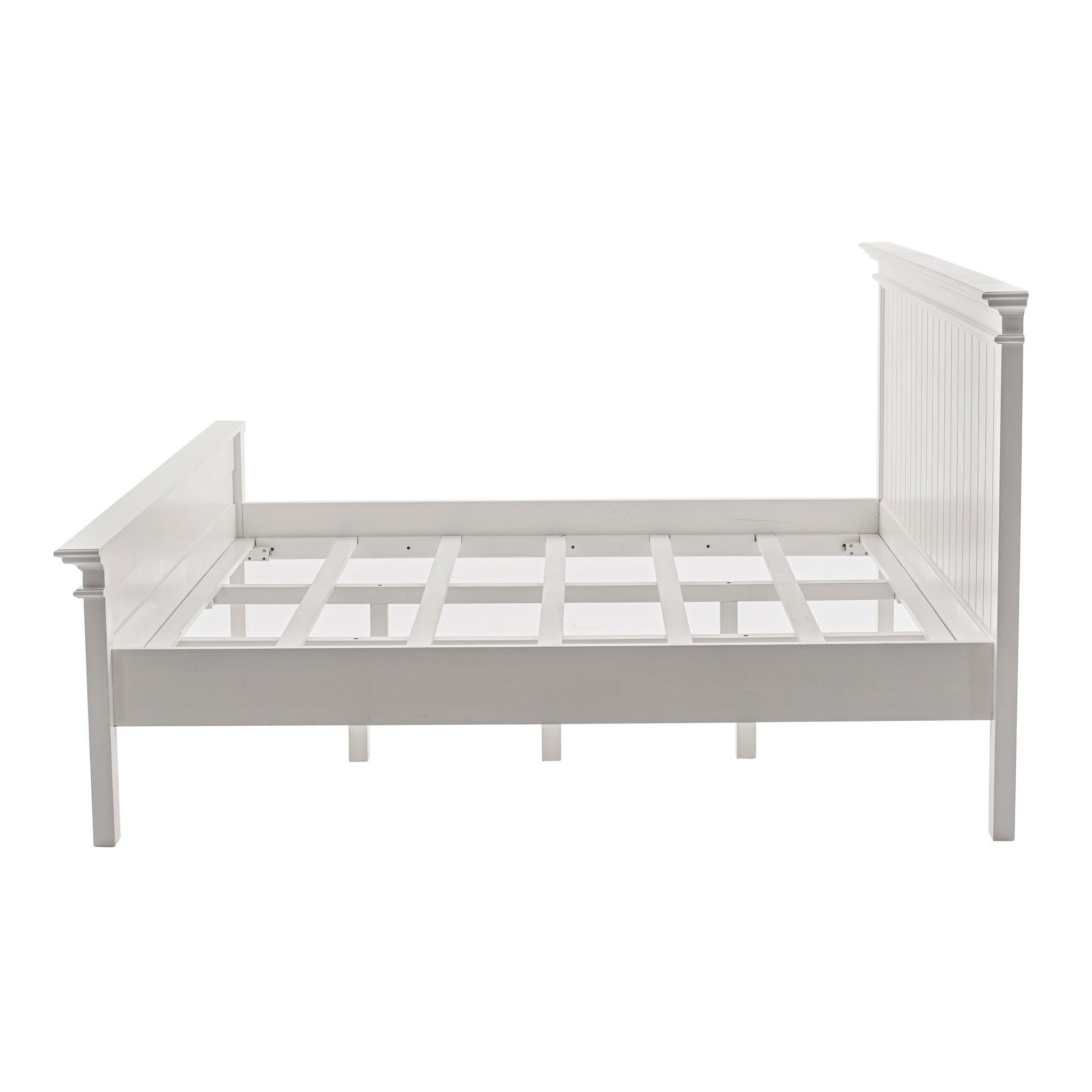 Classic White Panel King Size Bed